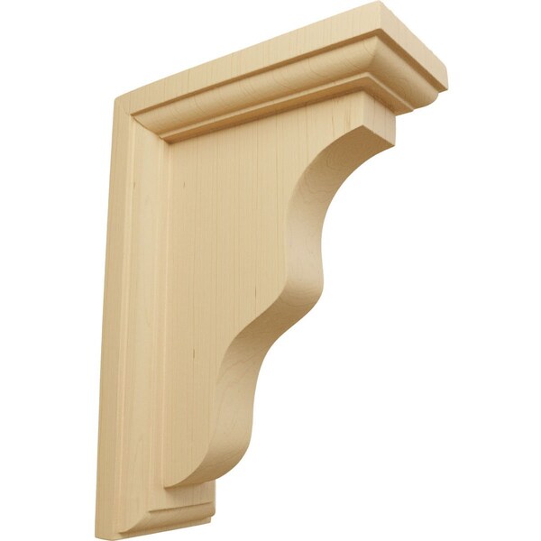 Ekena Millwork 2 1/4"W x 5"D x 7"H Hamilton Traditional Bracket, Alder BKT02X05X07HAAL - main
